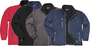 Portwest City Padded Fleece Jackets In Black, Grey, Navy (F401) CLEARANCE